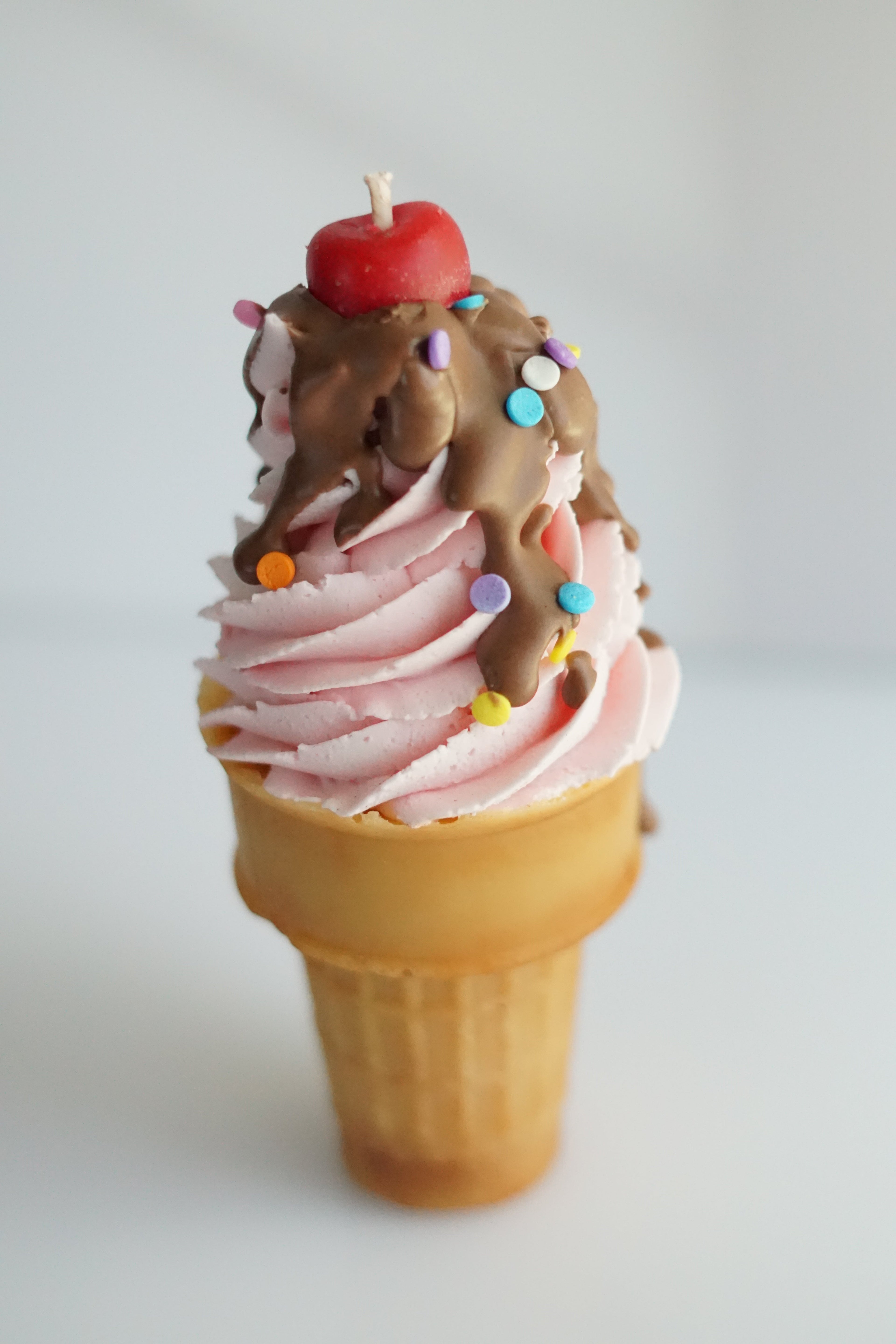 Ice Cream Cone Candle