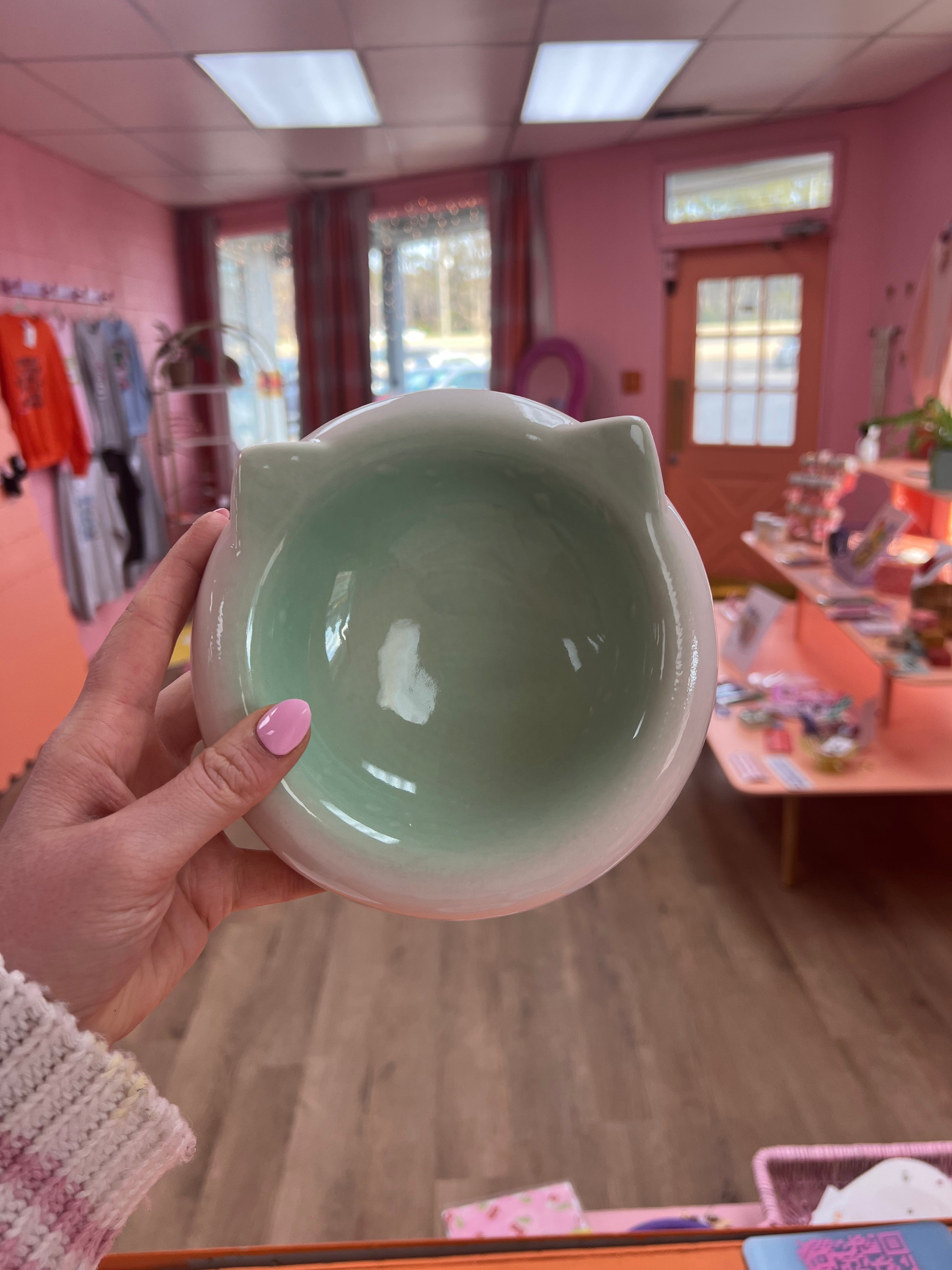 Cat Ceramic Trinket Dish