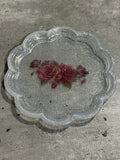 Vintage Flower Trinket Tray