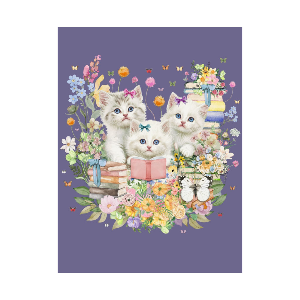 Bookish Cat Lover Poster