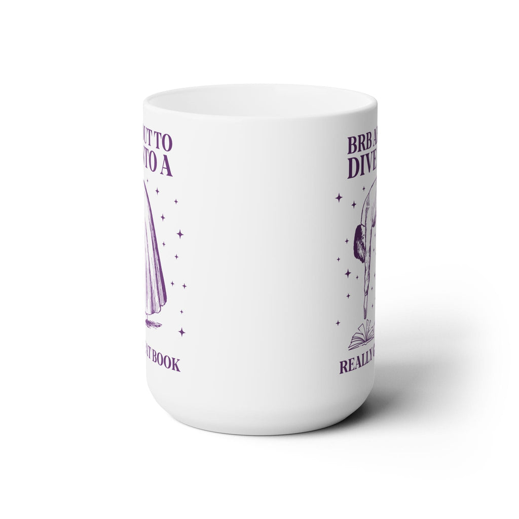 BRB About to Dive Into a Really Great Book Coffee Mug