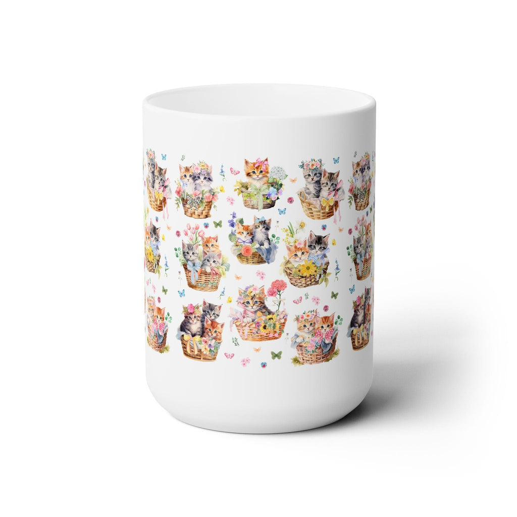 Cottagecore Kitten Coffee Mug