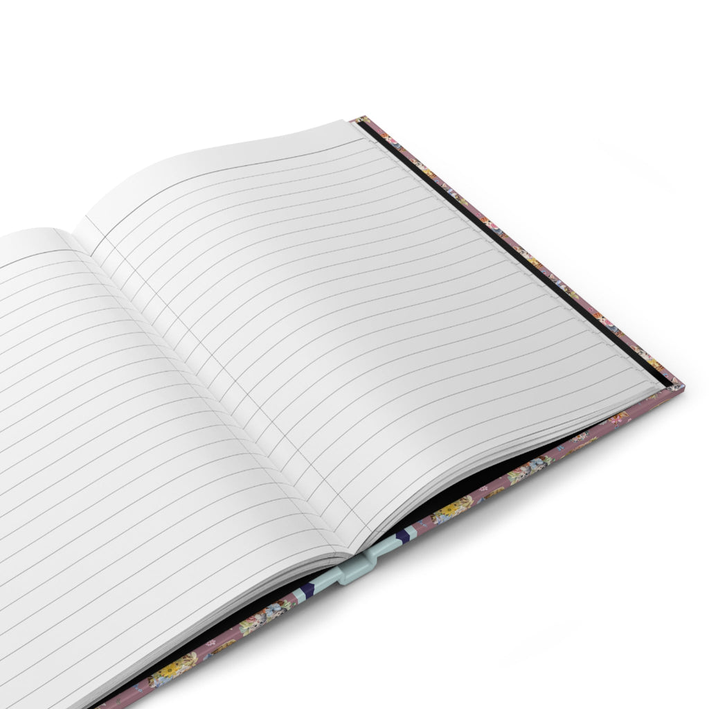 Floral Cat Lover Journal