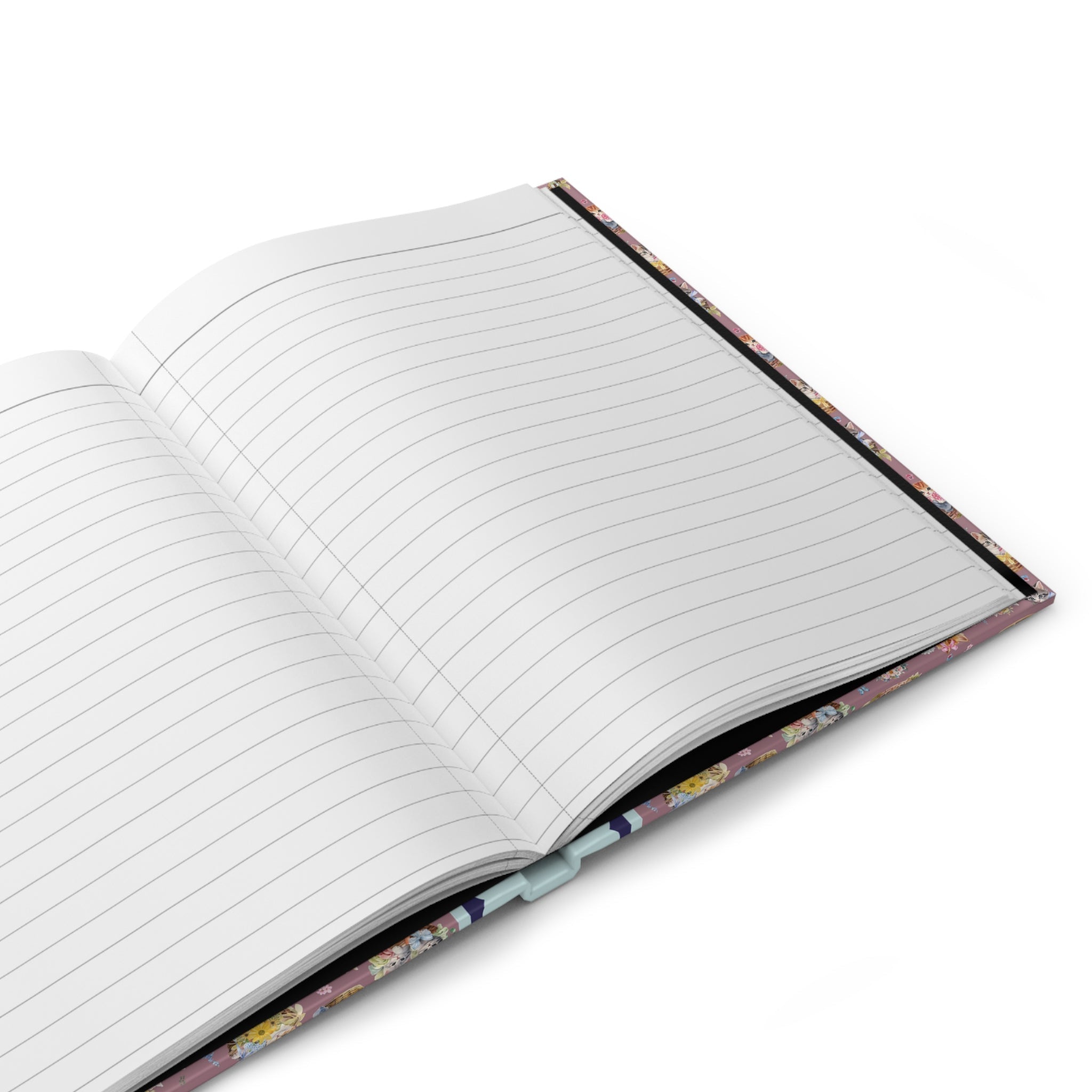 Floral Cat Lover Journal