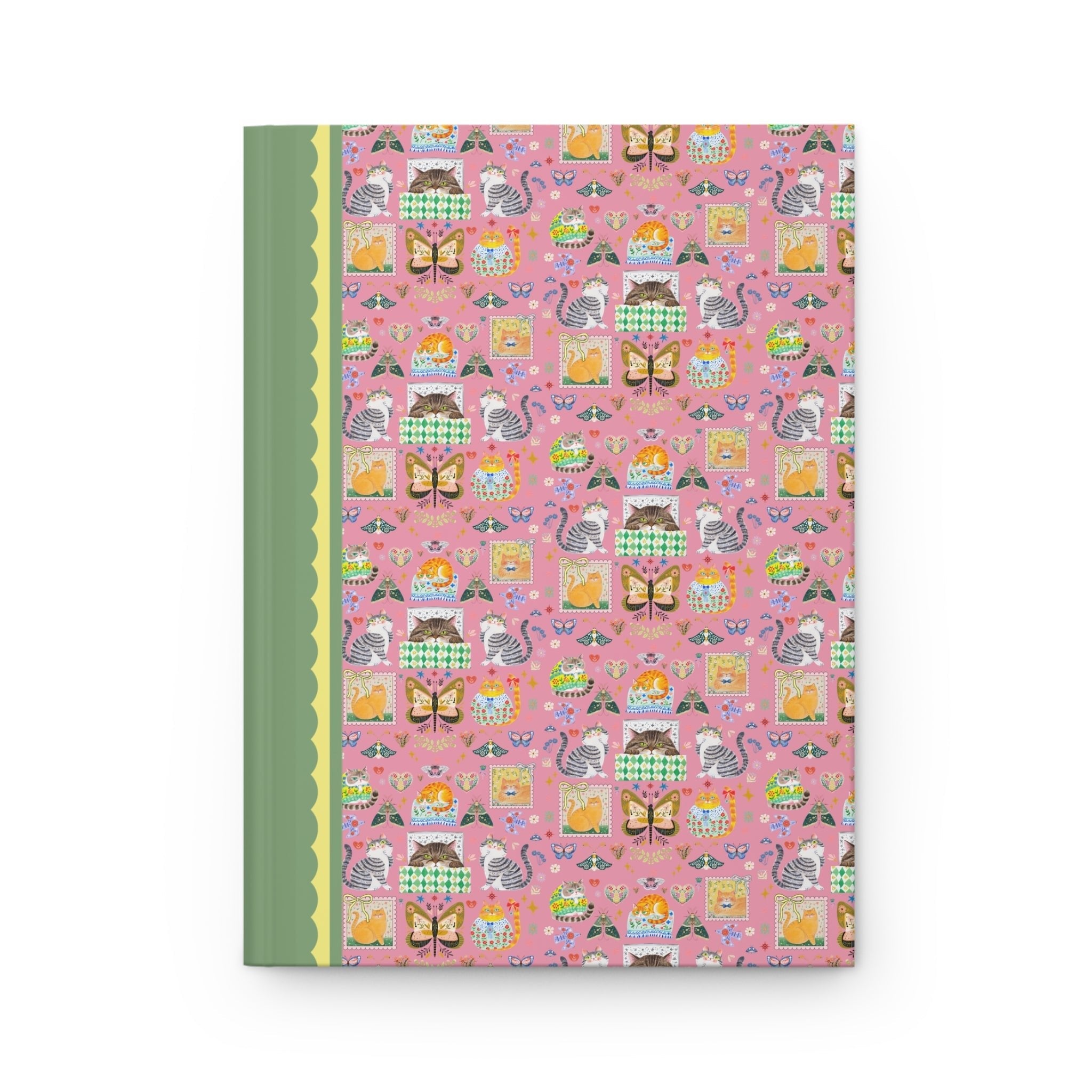 Floral Cat Notebook