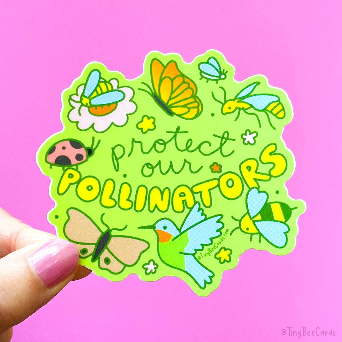 Protect our Pollinators Vinyl Sticker