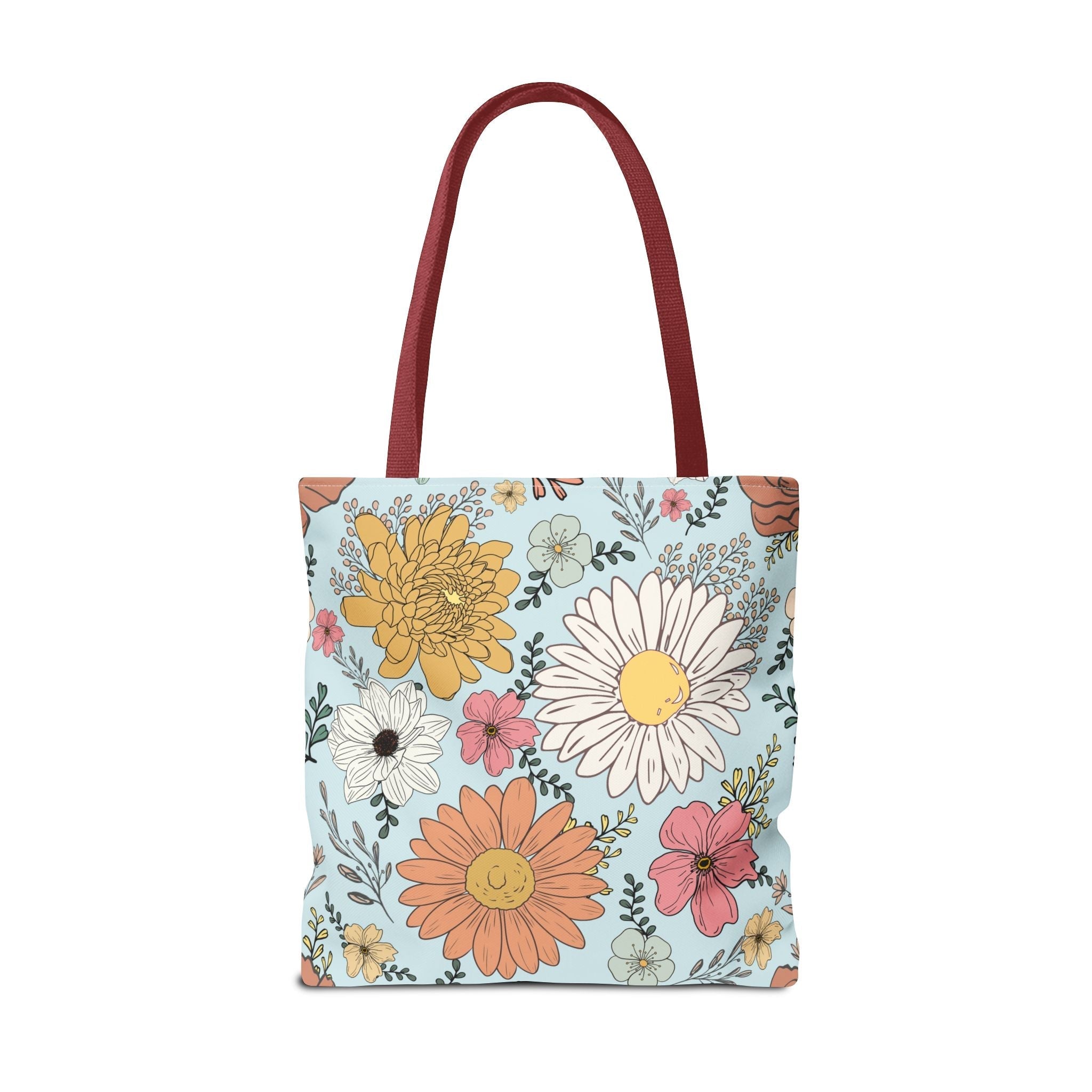 Rage Consumes Me Tote Bag with Flowers and Sheep