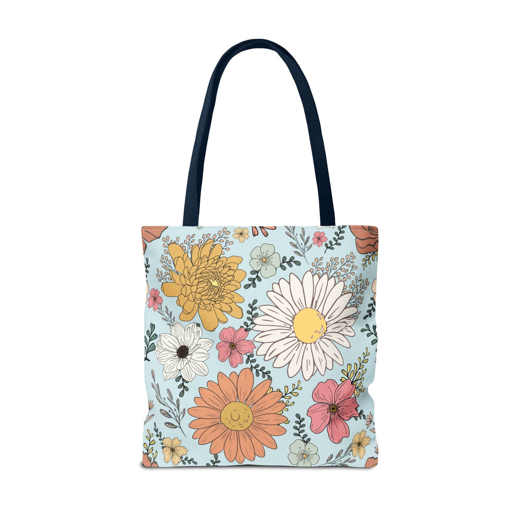 Rage Consumes Me Tote Bag with Flowers and Sheep